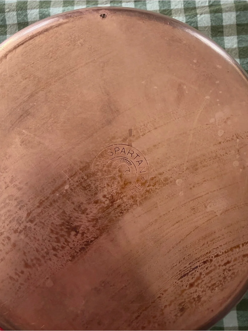 Copper-Finish Saucepan with Brass Handle - Copper Color - Spartan